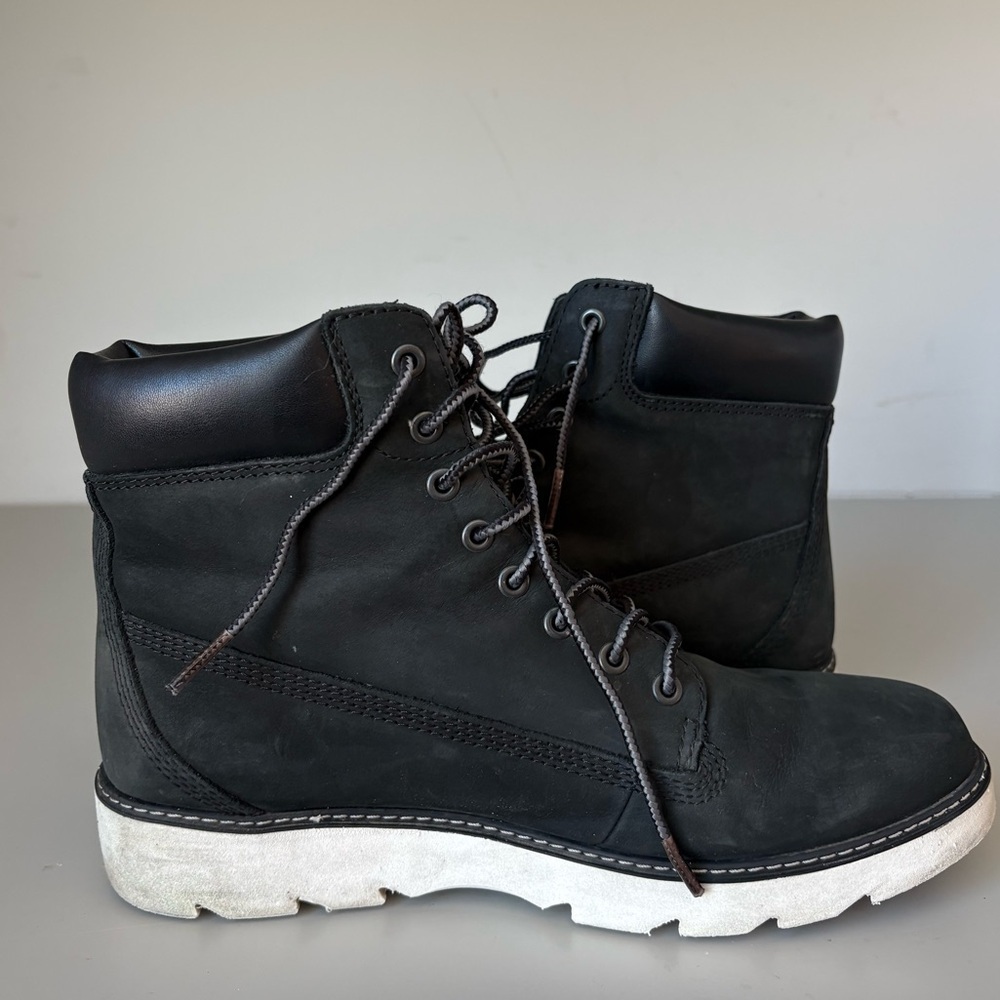 Timberland Women's Rebotl Black Lace Up Ankle Boots Size 7.5 - Picture 4 of 11
